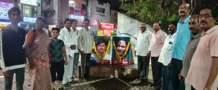 భగత్ సింగ్, జాషువాలకు ప్రజా సంఘాల నివాళి image 1
