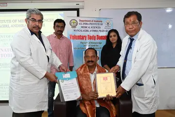 మంగళగిరి ఎయిమ్స్ లో ప్రపంచ శరీర నిర్మాణ శాస్త్ర దినోత్సవం.. image 1
