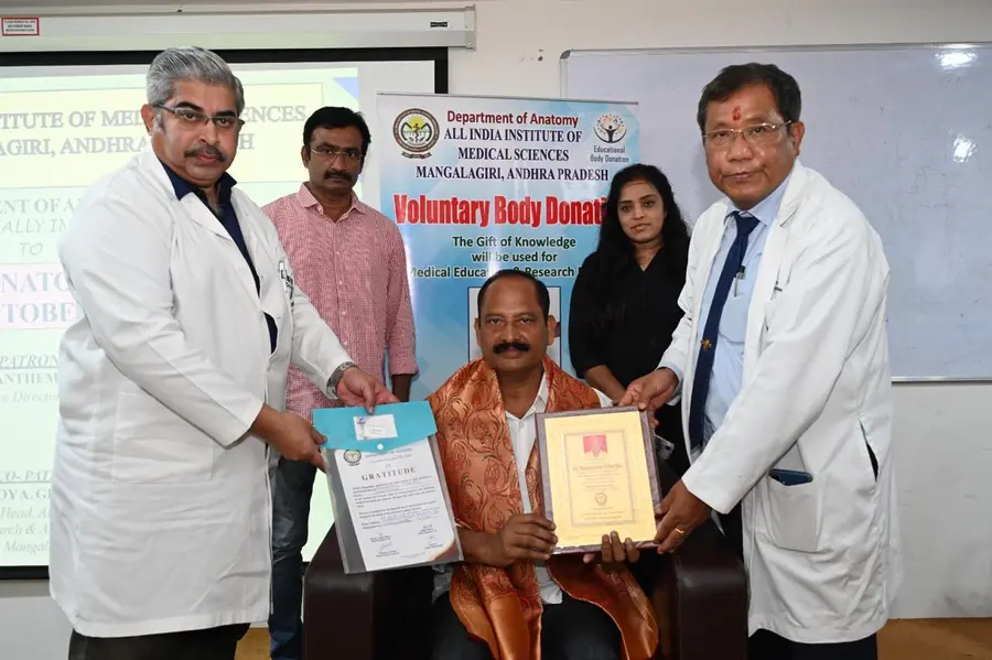 మంగళగిరి ఎయిమ్స్ లో ప్రపంచ శరీర నిర్మాణ శాస్త్ర దినోత్సవం.. image 1