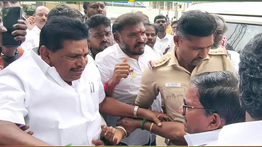 DMK MLA  arrested