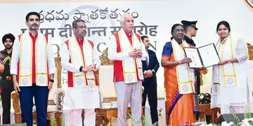 Central Tribal University's First Convocation Ceremony