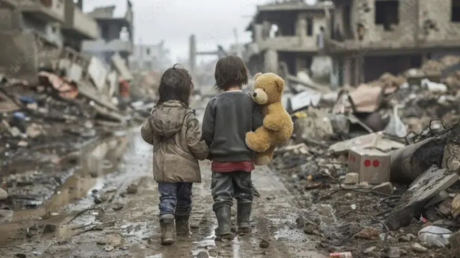 Childhood losing in wars