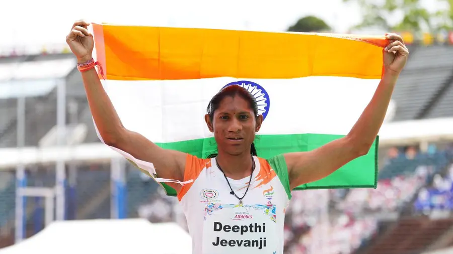 Gold for Deepthi Jeevanji..