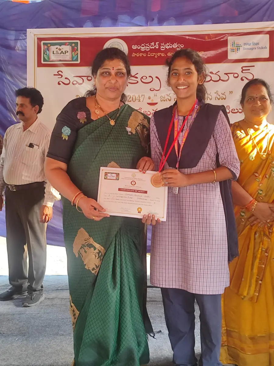 ప్రతిభను చాటిన శ్రీవిద్య విద్యార్థిని సింధు image 1