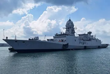 Pakistan navy ship collides with Indian warship. File photo