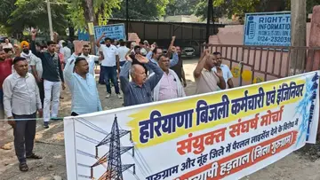 Strike by Haryana electricity employees