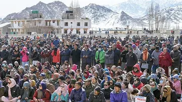 Talks between Ladakh and the Centre today.