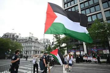 White House Amid Protests