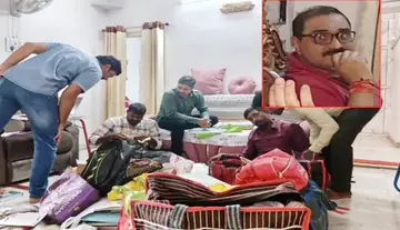 ACB raids the residence of Land and Survey Deputy Director Narahari.