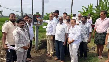 Chinna Babu resolved the farmers' irrigation water problem.