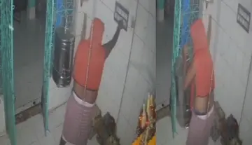 Theft of offering box from BV Lanka Durgamma Temple.