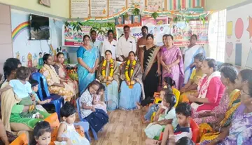Grand felicitation ceremony for Anganwadi workers in Jonnada