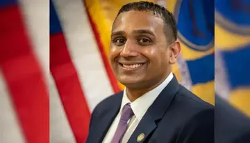 Anand Shah, a politician of Indian origin in New Jersey, USA.