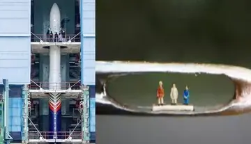 ఆ ముగ్గురు సైంటిస్టుల బొమ్మలు అంతరిక్షయాత్రకు సిద్ధం ..!