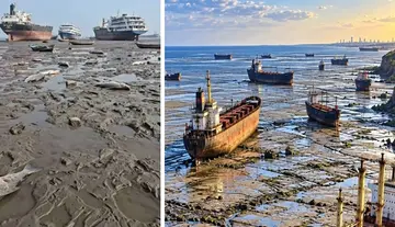 Has the sea dried up in Argentina?