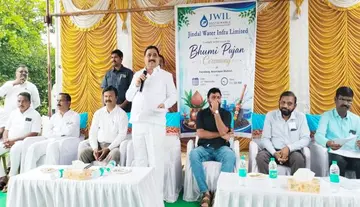 Groundbreaking ceremony for Amrut 2.0 drinking water scheme in Rayadurgam