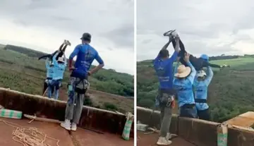 She was pushed from a height of 40 meters... a young woman lost her life.