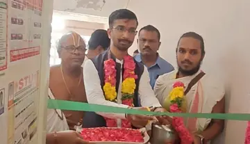 District Collector Dr. Vinod Kumar inaugurated the new ZP office.