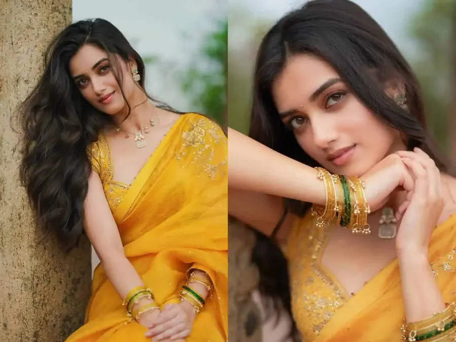 bhagyashri-yellow