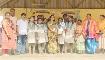 Chagallu students win silver in state-level football competitions.