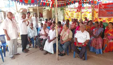 The struggle will not cease until housing pattas are issued to the poor: CPM leader Ch. Babu Rao.
