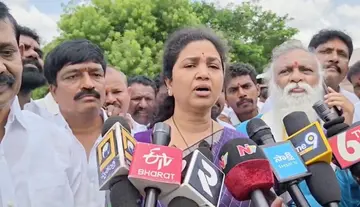 The vendetta against Alur MLA Busine Virupakshi has reached its peak; he must be released immediately: Butta Renuka.
