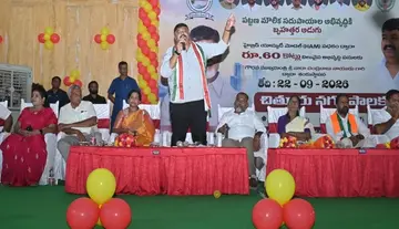 MLAs laid foundation stones for infrastructure development works worth ₹60 crore.
