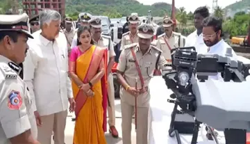 CM Chandrababu launches state-of-the-art fire-fighting vehicles.