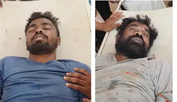 Father and son die of electric shock.