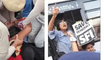Video - Delhi Police's high-handedness towards SFI students