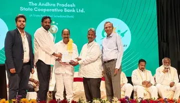 State-level recognition for Unagatla Society in the cooperative sector.