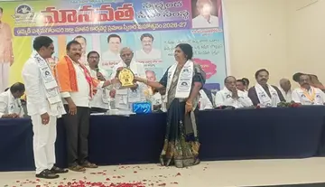 State-level award and grand felicitation for the Manavatha Seva Samstha (Chagallu - Kovvur Mandal).