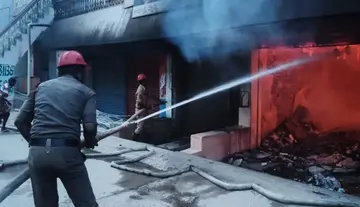 Major fire accident in Nandalur