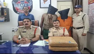 10 kg of ganja seized - two arrested