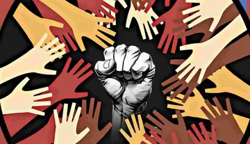There—the rallying cry of suppressed voices.