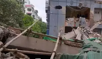 Seven-storey building collapses – Two dead