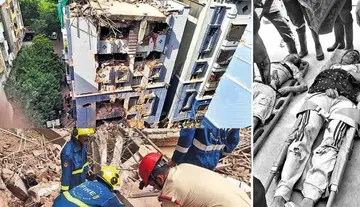Seven-storey building collapses – Town planning officer suspended.