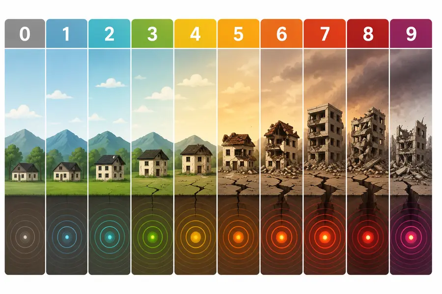 earthquake levels