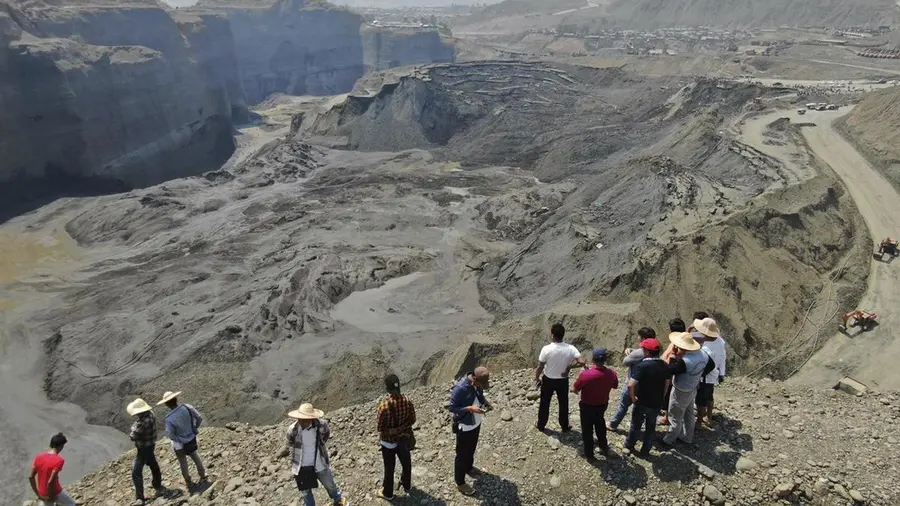 Myanmar jade mine