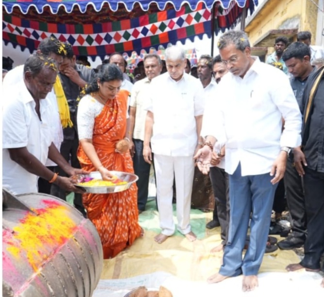 ఐతవరంలో రూ.1.40 కోట్లతో రెండు కమ్యూనిటీ భవనాలకు శంకుస్థాపన.. image 1