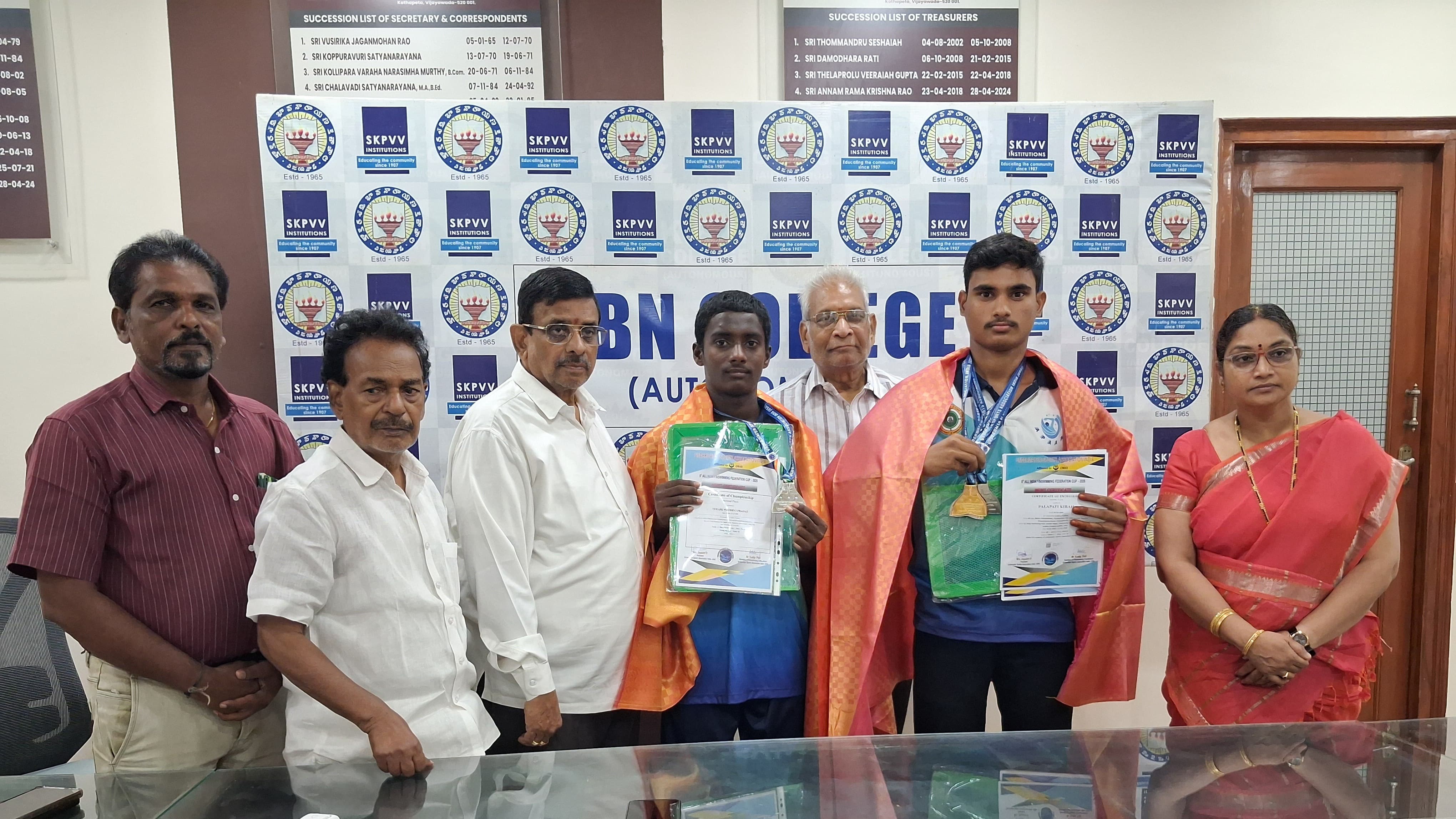 స్విమ్మింగ్ లో కెబిఎన్ కు జాతీయస్థాయి పతకాలు image 1