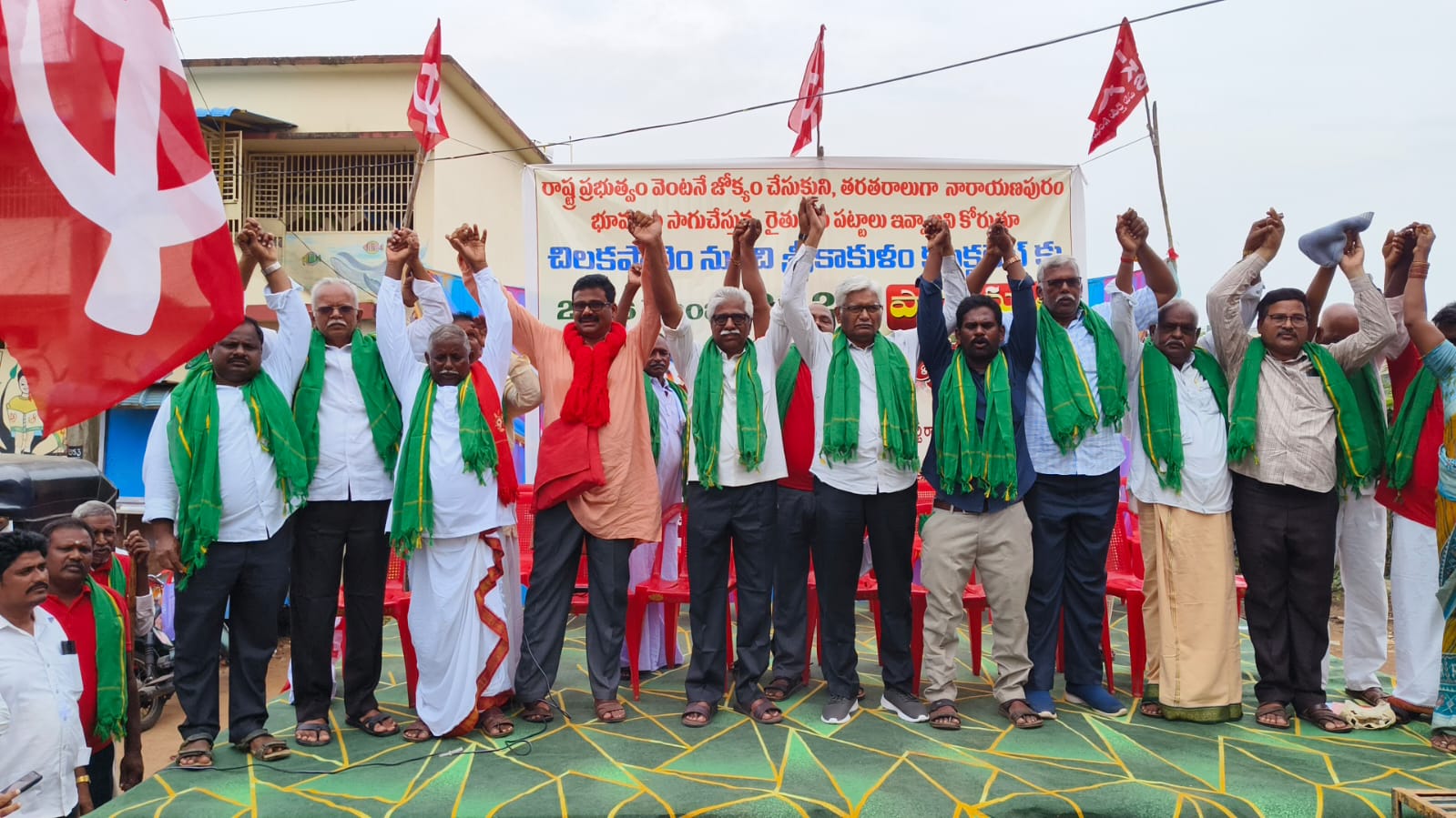 Land titles must be issued to cultivators; otherwise, agitations will intensify: V. Srinivasa Rao.