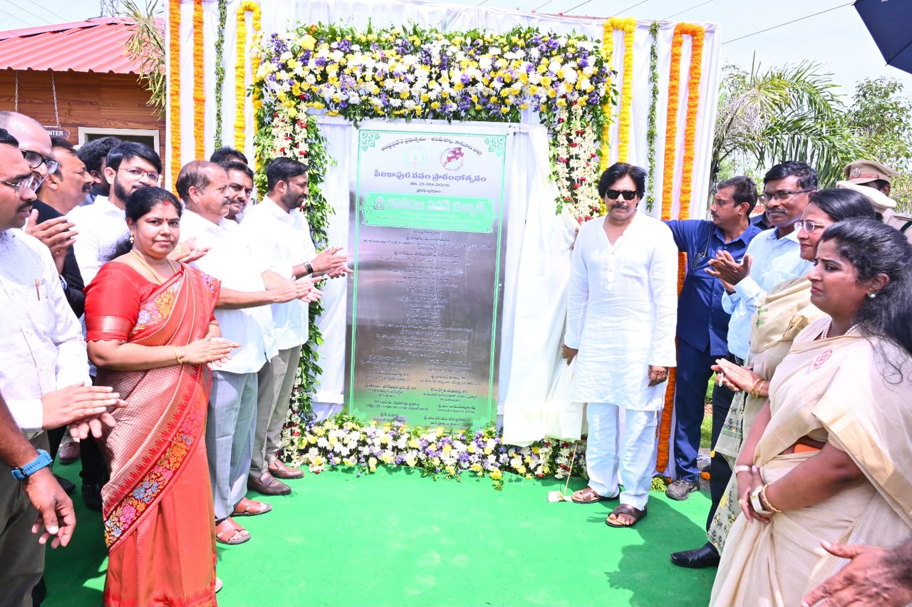 Deputy CM Pawan Kalyan inaugurates Maisamma Cheruvu.