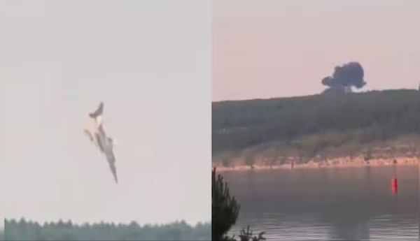 Russian Tu-22M3 Strategic Bomber Nosedives, Crashes In Siberia