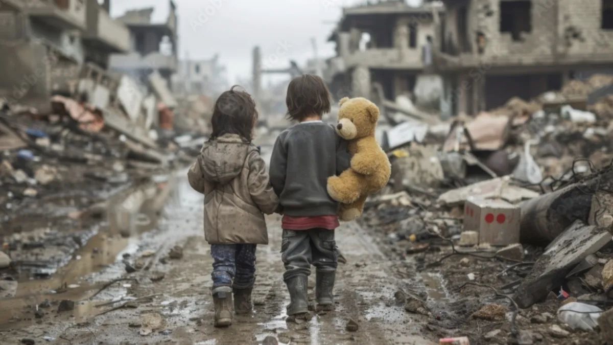 Childhood losing in wars