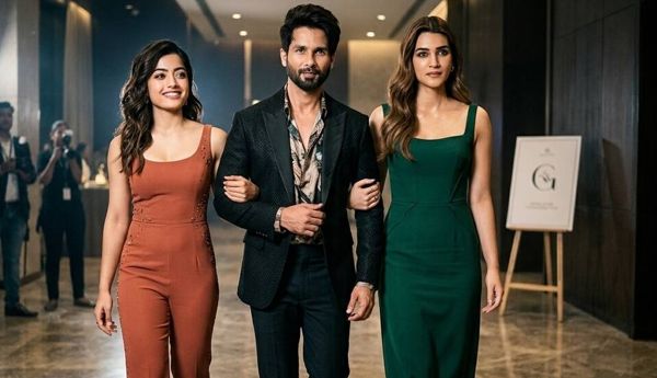 ShahidKapoor ,KritiSanon, RashmikaMandanna