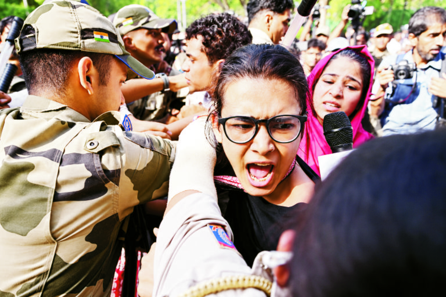 Tense Protest Crowd Confrontation.jpg