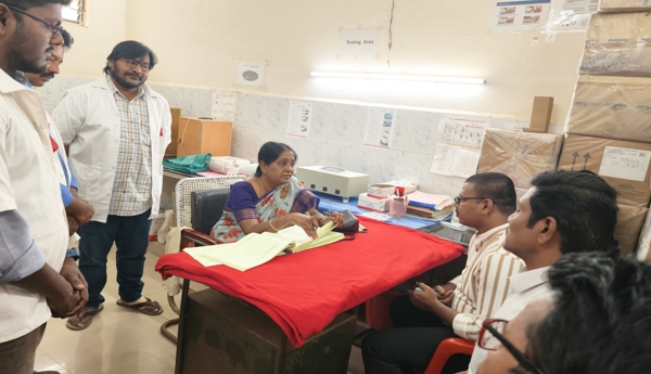 Surprise inspections of ICTC and RNTCP (ART) centers.