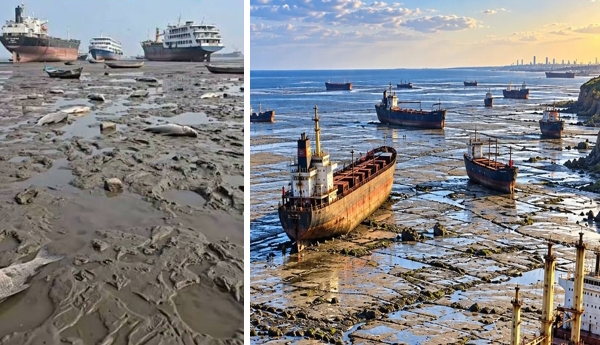 Has the sea dried up in Argentina?