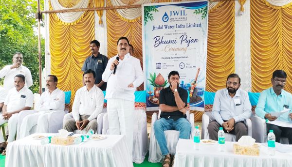 Groundbreaking ceremony for Amrut 2.0 drinking water scheme in Rayadurgam